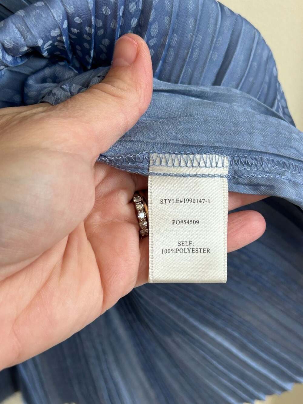 Current Air Los Angeles Pleated Mini Dress Size S Blue - Picture 5 of 6